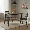 Τραπέζι Benson pakoworld MDF σε rustic grey απόχρωση 120x75x75εκ 097-000004
