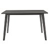 Τραπέζι Benson pakoworld MDF σε rustic grey απόχρωση 120x75x75εκ 097-000004