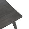 Τραπέζι Benson pakoworld MDF σε rustic grey απόχρωση 120x75x75εκ 097-000004