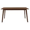 Τραπέζι Benson pakoworld MDF σε καρυδί απόχρωση 150x90x75εκ 097-000005