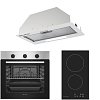 Σετ SILIFO SF6850BOI & SF6801HDV2 & SF6615 Φούρνος 83lt, Εστία Domino & Μηχανισμός Απορρόφησης 92029 (4 Έτη Εγγύηση)