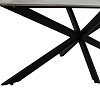 Τραπέζι Bethan pakoworld sintered stone λευκό μαρμάρου-μαύρο 180x90x75εκ 101-000067
