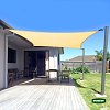 Πανί Σκίασης Grasher Τετράγωνο 5x5 180g/m2 Μπεζ 103615