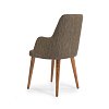 Πολυθρόνα Τραπεζαρίας ALLEGRA Black-Brown 50x57x90 2τμχ 1054 IN 400-02-001