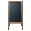 Stand μενού Felex pakoworld καρυδί-μαύρο 50x25x100εκ 120-000162