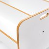 Ραφιέρα Dovere pakoworld λευκό mdf 56x34x55εκ 120-000420