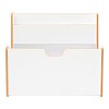 Ραφιέρα Crane pakoworld λευκό mdf 57x34x55εκ 120-000422