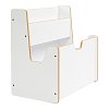 Ραφιέρα Crane pakoworld λευκό mdf 57x34x55εκ 120-000422