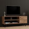 Έπιπλο τηλεόρασης Wison pakoworld σε sonoma απόχρωση 120x29x50εκ 120-000541