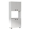 Στήλη Guzel pakoworld σε λευκή απόχρωση 60x31.4x140εκ 120-000477