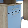 Γραφείο εργασίας Looney pakoworld χρώμα castillo-μπλε 100x55x75εκ 123-000080