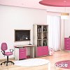 Γραφείο εργασίας Looney pakoworld χρώμα castillo-ροζ 100x55x75εκ 123-000081