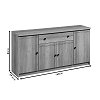 Μπουφές Libby pakoworld oak 160x39.5x83εκ 123-000165