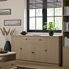 Μπουφές Libby pakoworld oak 160x39.5x83εκ 123-000165