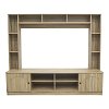 Σύνθετο σαλονιού Ambera pakoworld σε sonoma απόχρωση 200x40x171.5εκ 123-000264