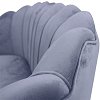 Καναπές 2θέσιος Daimon pakoworld βελούδο γκρι 134x70x77εκ 128-000005