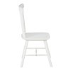 Καρέκλα Melia pakoworld rubberwood σε λευκή απόχρωση 45x51x87εκ 4τμχ 128-000040