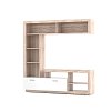 Σύνθεση Τηλεόρασης Floks 169.5x40.5x170.5εκ Sonoma-Λευκό TO-FLOKSWH