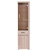 Βιτρίνα Μονόφυλλη Damis 50.5x35x203εκ Σονόμα MDF Διακόσμηση TO-DAM1D1W1S
