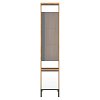 Βιτρίνα Palmor Χρυσό Δρυς-Λευκό 40x40x200cm TO-PALMOR1D1W