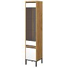 Βιτρίνα Palmor Χρυσό Δρυς-Λευκό 40x40x200cm TO-PALMOR1D1W