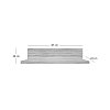 Ράφι Κρεμαστό Norton 87x22x20εκ Σονόμα TO-NORT90