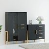 Βιτρίνα Belle Ανθρακί 102.5x41x152.5cm TO-BELLE1W2DANTHRACITE