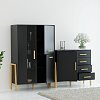 Βιτρίνα Belle Ανθρακί 102.5x41x152.5cm TO-BELLE1W2DANTHRACITE