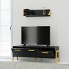 Έπιπλο Τηλεόρασης Belle Ανθρακί 149.5x41x49cm TO-BELLETV3KANTHRACITE