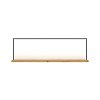 Ράφι Επιτοίχιο Palmor Χρυσό Δρυς-Λευκό 77x23.5x24.5cm TO-PALMOR80