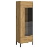 Βιτρίνα Santes Χρυσό Δρυς 64.2x42x197.5cm TO-SANTES1WHIGH