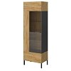 Βιτρίνα Santes Χρυσό Δρυς 64.2x42x197.5cm TO-SANTES1WHIGH