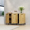 Μπουφές Santes Χρυσό Δρυς-Γραφίτη 155x42x92.5cm TO-SANTES3D