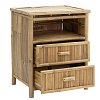 Κομοδίνο Ofra pakoworld bamboo φυσικό 56x46x69εκ 141-000021