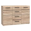 Μπουφές Solo 150x41x82cm Sonoma με Wenge και MDF Καμπυλωτό τελείωμα στις πόρτες. TO-SOLO2D4S