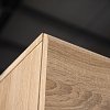 Μπουφές Solo 150x41x82cm Sonoma με Wenge και MDF Καμπυλωτό τελείωμα στις πόρτες TO-SOLO3D3S