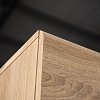 Βιτρίνα Μονόφυλλη Solo 1W 65x35x109cm Sonoma Wenge και MDF Καμπυλωτό τελείωμα στην πόρτα TO-SOLO1W