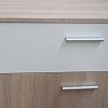 Συρταριέρα Rico Λευκό-Σονόμα 90x45x91cm TO-RIC4S