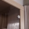 Κρεμαστή Βιτρίνα Δίφυλλη Damis 90.5x35x113.5εκ Σονόμα Με τζάμι και MDF Διακόσμηση TO-DAM1D1W
