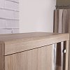 Κρεμαστή Βιτρίνα Δίφυλλη Damis 90.5x35x113.5εκ Σονόμα Με τζάμι και MDF Διακόσμηση TO-DAM1D1W