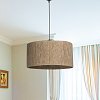 Φωτιστικό οροφής μονόφωτο PWL-1184 pakoworld Ε27 καφέ Φ40x20εκ 147-000101