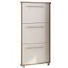 Παπουτσοθήκη Niag 5803D 58x26.5x132εκ Σονόμα-Λευκή SO-NI5803DWH