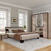 Ντουλάπα Τετράφυλλη Scarlet Sonoma-Wenge 180x58x212εκ SO-SCARLET4D