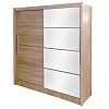 Ντουλάπα Δίφυλλη Ilona Sonoma 180x61x215εκ MDF TO-ILO180S