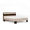Κρεβάτι Scarlet Διπλό Με Σομιέ Σονόμα-Βέγκε 160x200cm SCARLET160