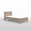 Κρεβάτι Solo Μονό Με Τάβλες Sonoma MDF Καμπυλωτό τελείωμα 90x200cm SOLO90
