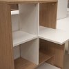 Γραφείο HO1S Λευκό με Φυσικό 149x50x105εκ TO-DESKHO1S