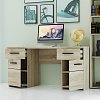 Γραφείο Solo 145 Sonoma με Wenge 145x60x76εκ TO-SOLO2D2S