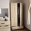 Ντουλάπα Δίφυλλη Top Mix Sonoma 80x57x183cm TO-SZF2D1S