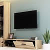 Έπιπλο TV Solo 163x41x38cm Sonoma με Wenge και MDF Καμπυλωτό τελείωμα στις πόρτες TO-SOLOTV1D